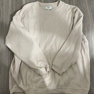 Aerie Waffle crewneck